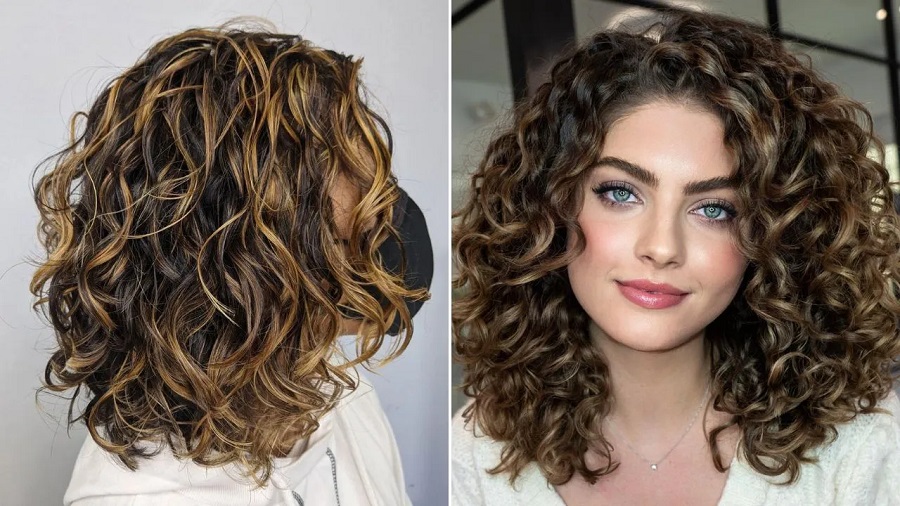 Locken frisuren 2025 Kurz, Mittellang und Lange Haare