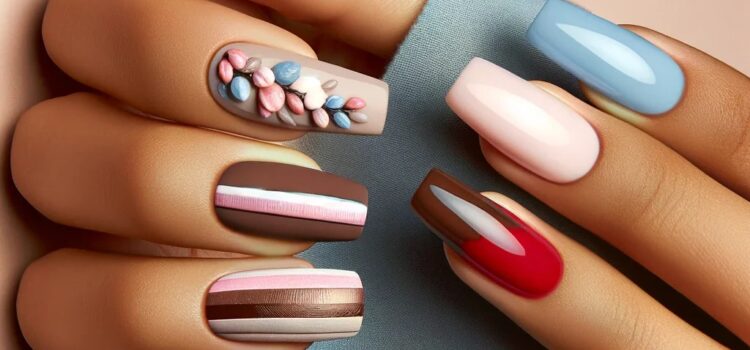 Nageltrends 2025 farben – Holografische und Effekte